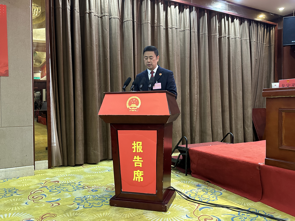 县人民检察院检察长陈伟向大会作《茶陵县人民检察院工作报告》